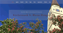 Desktop Screenshot of kirchenmusik-blasius-ehingen.de