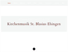 Tablet Screenshot of kirchenmusik-blasius-ehingen.de